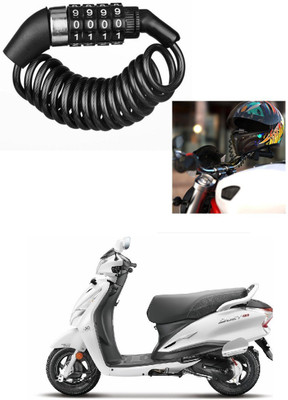 Znee Smart Steel Combination Lock For Helmet