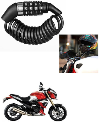 Znee Smart Steel Combination Lock For Helmet