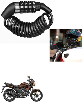 Znee Smart Steel Combination Lock For Helmet