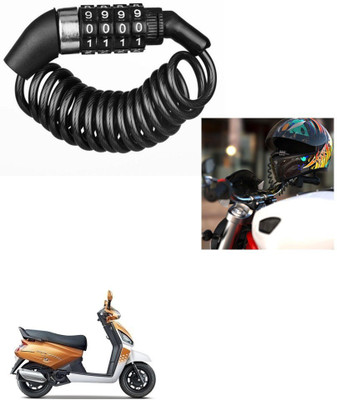 Znee Smart Steel Combination Lock For Helmet