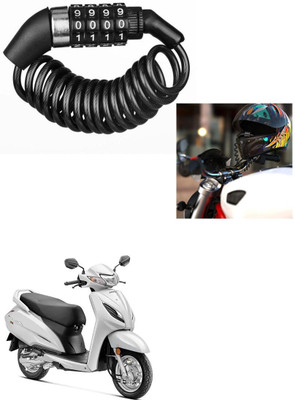 Znee Smart Steel Combination Lock For Helmet