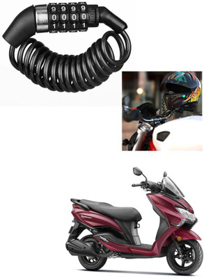 Znee Smart Steel Combination Lock For Helmet