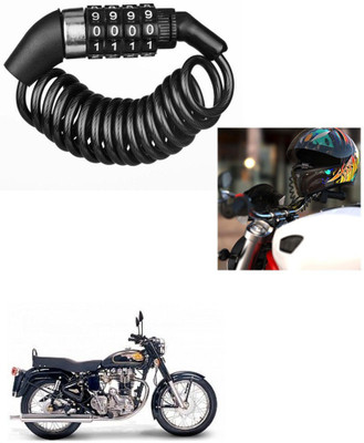 Znee Smart Steel Combination Lock For Helmet