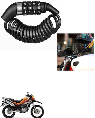 Znee Smart Steel Combination Lock For Helmet