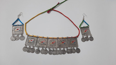 AnEk goods Alloy Silver Multicolor Jewellery Set(Pack of 1)