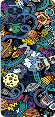 BUGGU Samsung Galaxy F62, samsung galaxy f62 Mobile Skin(Ultra Super Rocket Missile Skin With High Matte Finish., Mobile Skin (Back+Side+Camera))