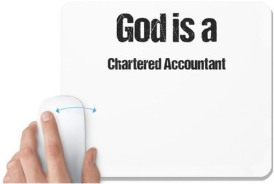 UDNAG White Mousepad 'chartered acountant | is a chartered acountant' for Computer / PC / Laptop [230 x 200 x 5mm] Mousepad(White)