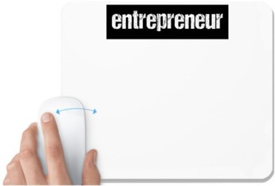 UDNAG White Mousepad 'Entrepreneur' for Computer / PC / Laptop [230 x 200 x 5mm] Mousepad(White)