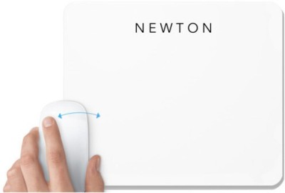 UDNAG White Mousepad 'Gravity | Newtons' for Computer / PC / Laptop [230 x 200 x 5mm] Mousepad(White)