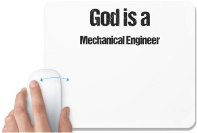 UDNAG White Mousepad 'Mechanical Engineer | is a Mechanical Engineer' for Computer / PC / Laptop [230 x 200 x 5mm] Mousepad(White)
