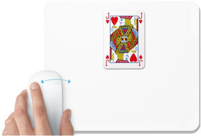 UDNAG White Mousepad 'Jack' for Computer / PC / Laptop [230 x 200 x 5mm] Mousepad(White)