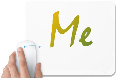 UDNAG White Mousepad 'Father Son | Me' for Computer / PC / Laptop [230 x 200 x 5mm] Non Slip Base Mousepad(White)
