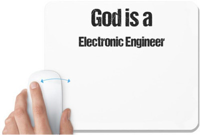 UDNAG White Mousepad 'Electronic Engineer | is a Electronic Engineer' for Computer / PC / Laptop [230 x 200 x 5mm] Mousepad(White)