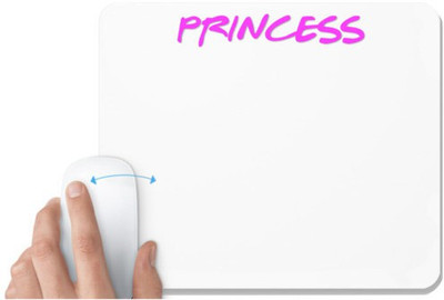 UDNAG White Mousepad 'Princess' for Computer / PC / Laptop [230 x 200 x 5mm] Mousepad(White)