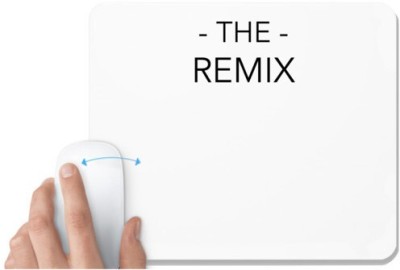 UDNAG White Mousepad 'The Remix' for Computer / PC / Laptop [230 x 200 x 5mm] Mousepad(White)