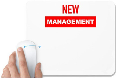 UDNAG White Mousepad 'Couple | New Management' for Computer / PC / Laptop [230 x 200 x 5mm] Mousepad(White)
