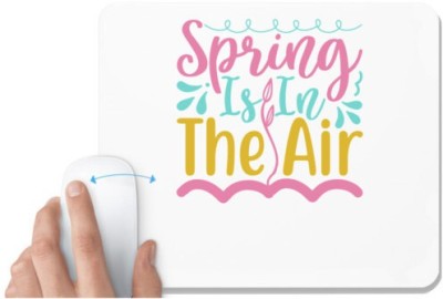 UDNAG White Mousepad 'Spring | Spring is in the air' for Computer / PC / Laptop [230 x 200 x 5mm] Mousepad(White)