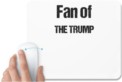UDNAG White Mousepad 'Tha Trump | Fan of the Trump' for Computer / PC / Laptop [230 x 200 x 5mm] Mousepad(White)