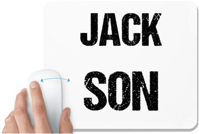 UDNAG White Mousepad 'Jack Son' for Computer / PC / Laptop [230 x 200 x 5mm] Mousepad(White)