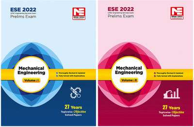 ESE 2022: Preliminary Exam: Mechanical Engineering Objective Solved Papers Vol-I&II(Paperback, MADE EASY Team, MADE EASY Team)