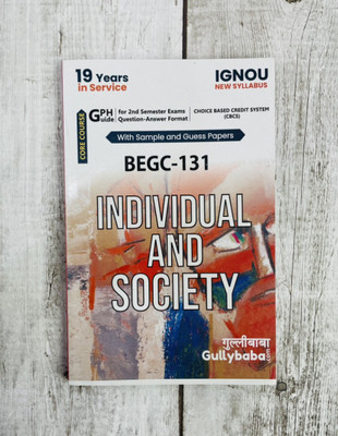BEGC131-Individual & Society(English Medium)-Latest New Book For Upcoming IGNOU Exams,BEGC-131,BEGC 131(Paperback, Expert Panel of GPH Publications)