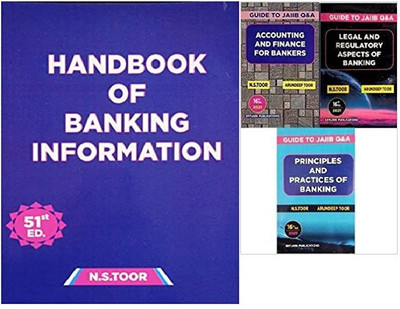 Handbook Of Banking Information Principles And Practices Of Banking 16th Ed + Accounting & Finance 16th Edition +Legal And Regulatory(Paperback, n s toor) Handbook Of Banking Information Principles And Practices Of Banking 16th Ed + Accounting & Finance 16th Edition +Legal And Regulatory(Paperback, n s toor)