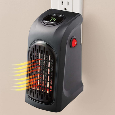 BSRENTERPRISEZ Handy Heater-a/ Mini Portable Electric Led Fan Handy Heater For Bedroom, Office Portable 400Wt Electric Handy Heater with Button Controls For Bedroom & Office Fan Room Heater