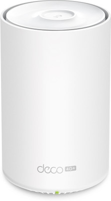 TP-Link Deco X20 4G Wifi 6 AX1800 Whole Home Mesh Router 2.4 GHz, 5 GHz 1800 Mbps Wifi Speed Dual Band Internal Antenna Ethernet (Cable Broadband)(White) TP-Link Deco X20 4G Wifi 6 AX1800 Whole Home Mesh Router 2.4 GHz, 5 GHz 1800 Mbps Wifi Speed Dual Band Internal Antenna Ethernet (Cable Broadband)(White)