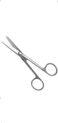 FLORIX Pack of 5 pieces Dressing Surgical Scissors Blunt/sharp Straight 6 inch (15.2cm) Stainless steel Scissors(Set of 5, Silver)