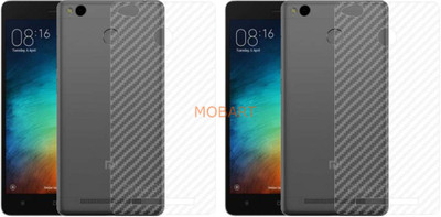 MOBART Back Screen Guard for Mi Redmi 3S Prime(Pack of 2)