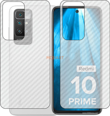 MOBART Back Screen Guard for MI 10 PRIME(Pack of 2)