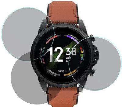 XAZE Screen Guard for FOSSIL GEN 6 SCREEN GUARD Smart Watch(Pack of 3)