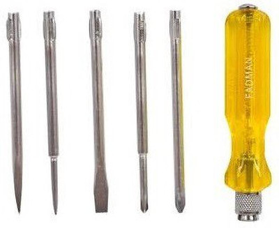 Electrosmart 5--in-1 All-Purpose Repair Screw Driver Standard Screwdriver Set(Pack of 5)