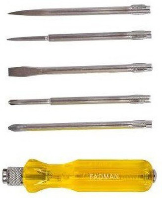 Electrosmart 5--in-1 All-Purpose Repair Screw Driver Standard Screwdriver Set(Pack of 5)