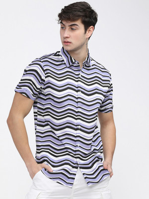 HIGHLANDER Men Striped Casual Multicolor Shirt