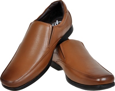 AVETOS Genuine leather 5141 Slip-on Slip On For Men(Tan , 8)