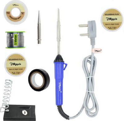 Electrosmart Basic Soldering Iron Kit 25 W; Pack of 8 25 W Temperature Controlled(Pointed Tip)