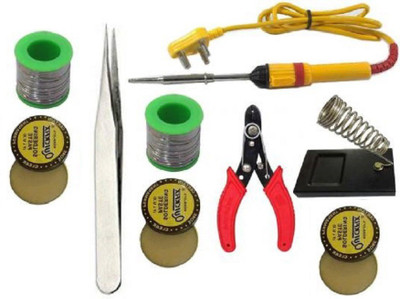 Electrosmart Basic Soldering Iron Kit 25 W Simple Pack - 9 25 W Temperature Controlled(Flat Tip)