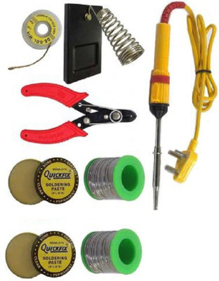 Electrosmart Basic Soldering Iron Kit 25 W Pack of 8 25 W Temperature Controlled(Pointed Tip)