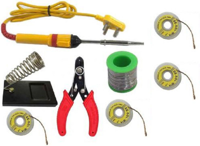 Electrosmart Basic Soldering Iron Kit 25 W;;Pack of 8 25 W Temperature Controlled(Pointed Tip)