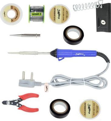 Electrosmart Pack of 10, BASIC SOLDERING IRON KIT 25 W Simple 0 W Temperature Controlled(Flat Tip)