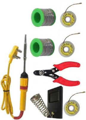 Electrosmart Basic Soldering Iron Kit 25 W,,Pack o f8 25 W Temperature Controlled(Pointed Tip)