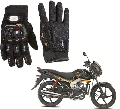 AuTO ADDiCT PRO BIKER GLOVES BLACK FOR MAHINDRA CENTURO Riding Gloves(Black)