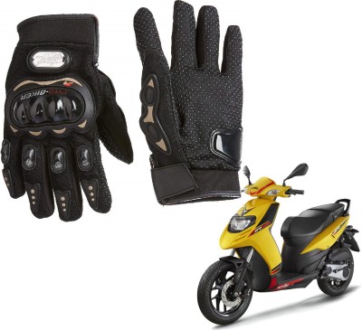 AuTO ADDiCT PRO BIKER GLOVES BLACK FOR APRILIA SR 125 Riding Gloves(Black)