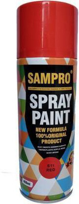 Sampro Red Spray Paint 400 ml(Pack of 1)