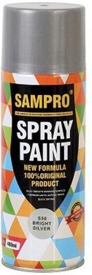 Sampro Sampro Spray Multi purpose Spray Silver Spray Paint 400 ml(Pack of 1)