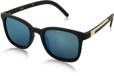 Alchiko Retro Square, Wayfarer, Sports Sunglasses(For Men & Women, Blue)