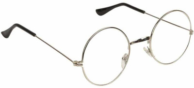 dhanak Round Sunglasses(For Men & Women, Clear)