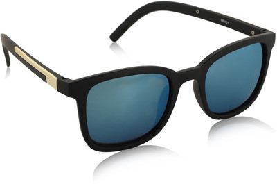 Alchiko Retro Square, Wayfarer, Sports Sunglasses(For Men & Women, Blue)