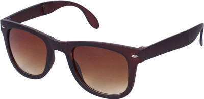 eyevy Retro Square, Wayfarer Sunglasses(For Men & Women, Brown) eyevy Retro Square, Wayfarer Sunglasses(For Men & Women, Brown)